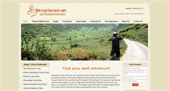 Desktop Screenshot of bikingvietnam.net