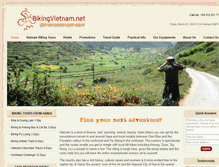 Tablet Screenshot of bikingvietnam.net